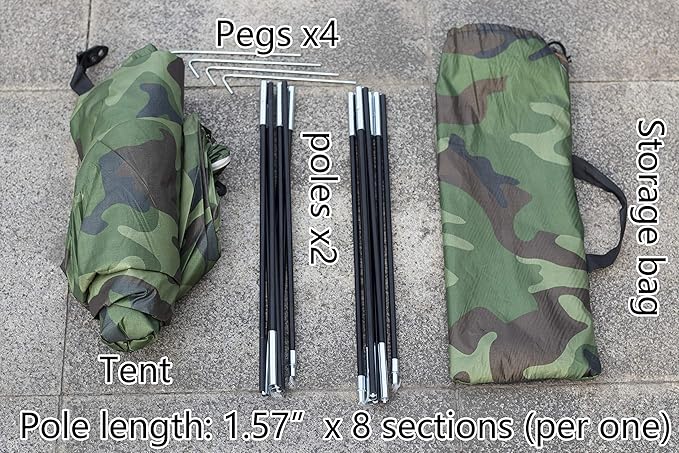 Sutekus Tent Camouflage Patterns Camping Tent Backpacking Tent for Camping Hiking 【Outdoor Equipment】