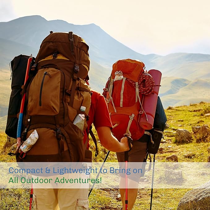 Foam Sleeping Pad - Lightweight 0.5-Inch Mat for Camping, Cots, Tents, Backpacking, and Yoga - Non-Slip and Waterproof with Handle by Wakeman