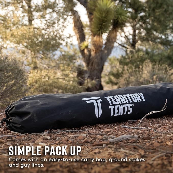 Territory Tents® Jet Set Privacy Shower Tent, Jet Set Framework, No Assembly, Camp Shower, Camp Restroom, Privacy Tent Shower, 78” x 62” x 62”, PT100DB