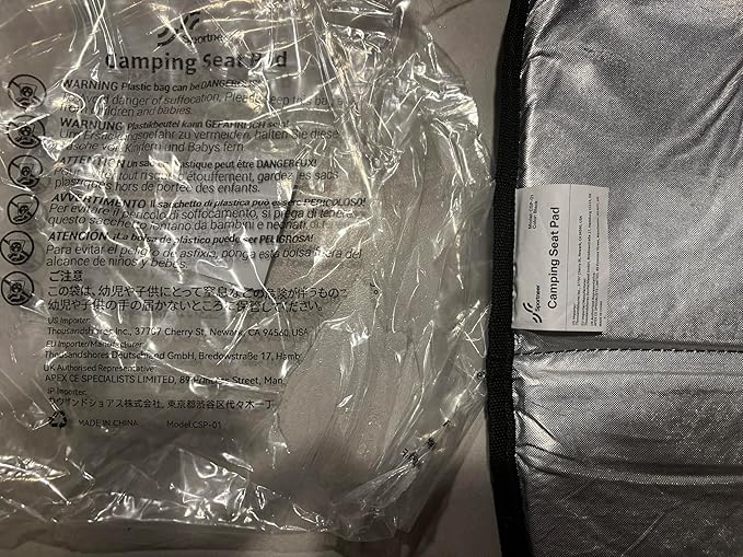 Sportneer Sitting Pad, Sit Pads for Backpacking Portable Camping Sit Pad Waterproof Folding Pad Stadium Seat Pad for for Camping Picnics Hiking