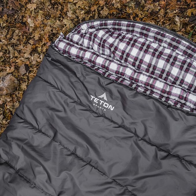 Teton Celsius XXL Sleeping Bag, Cold Weather Sleeping Bags for Adults and Kids, Camping Made Easy and Warm. Compression Sack Included, 35F, 25F, 0F, 20F Degree