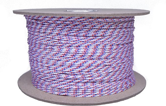 BORED? PARACORD! Nylon Micro Cord - 125 or 1000 Foot Spool Options - 70+ Colors and Patterns - 1.18mm Cord