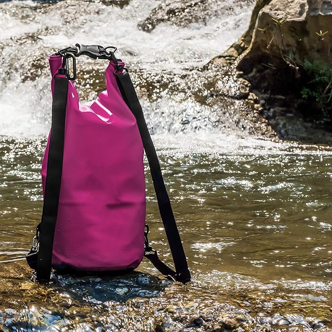 Aduro Waterproof Phone Bag Floating Lightweight Waterproof Bag - Ideal Dry Bags for Kayaking, Rafting, Boating, Swimming, Camping, Hiking, Beach, Fishing, and Backpacking - 2L / 5L / 10L / 20L