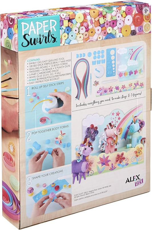 Alex DIY Paper Swirls Unicorn Fantasy Kids Art and Craft Activity