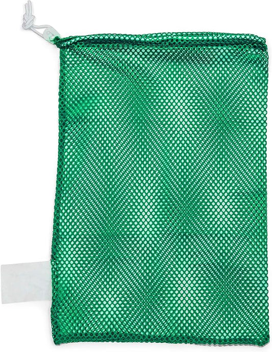 Champion Sports Mesh Equipment Bag – Heavy-Duty Nylon Drawstring Bag with Lock & ID Tag, Breathable Storage Sack for Balls, Swim Gear, Laundry & Toys, Multiple Sizes & Colors