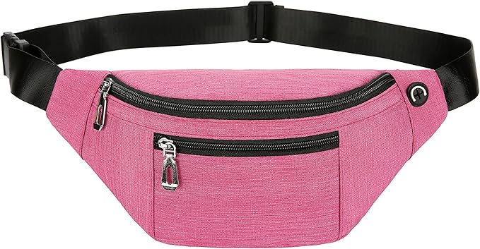 Fanny Pack for Men & Women, Fashion Waterproof Waist Packs with Adjustable Belt, Casual Bag Bum Bags for Travel Sports Running.