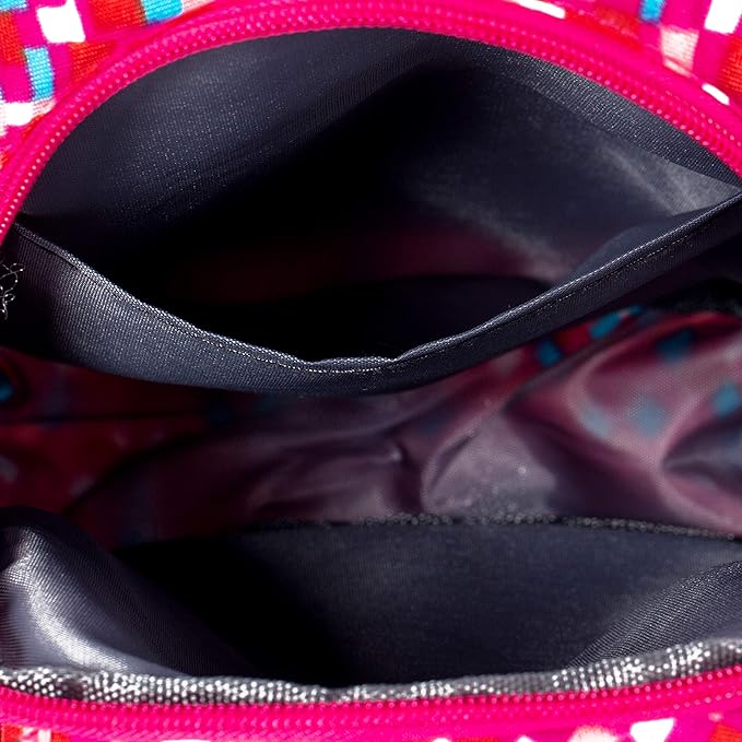 Chrysansmile Sling Bag for Women Men Nylon Crossbody Bags Fanny Packs Flower Print Small Backpack for Travel Hiking