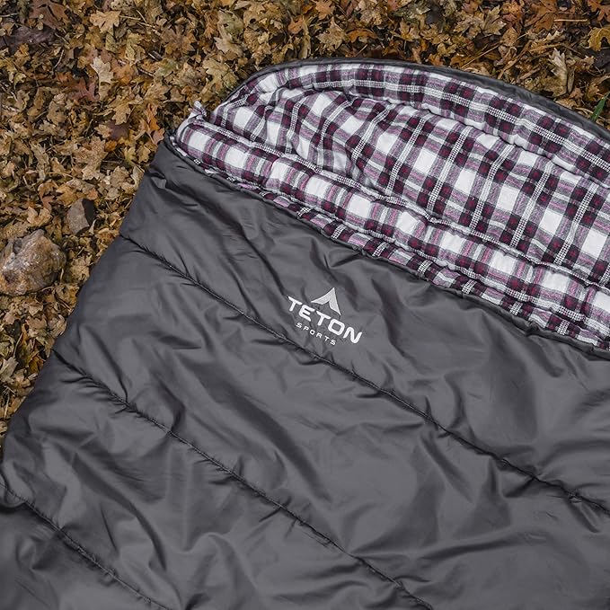 Teton Celsius XXL Sleeping Bag, Cold Weather Sleeping Bags for Adults and Kids, Camping Made Easy and Warm. Compression Sack Included, 35F, 25F, 0F, 20F Degree