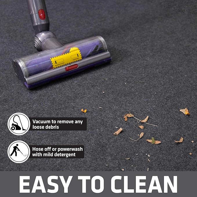 Drymate Tent Carpet Mat, Protective Waterproof Liner Keeps You Warm & Dry, Camping Floor Rug Accessory, Durable, Lightweight, Soft & Comfortable, Trimmable Material (USA Made) (Charcoal)