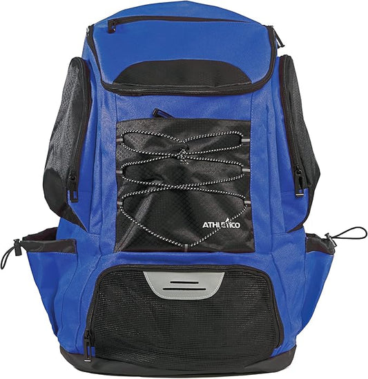 Athletico Swim Backpack - Swim Bag With Wet & Dry Compartments for Swimming, Beach, Camping - Pool Bags With Laptop Sleeve