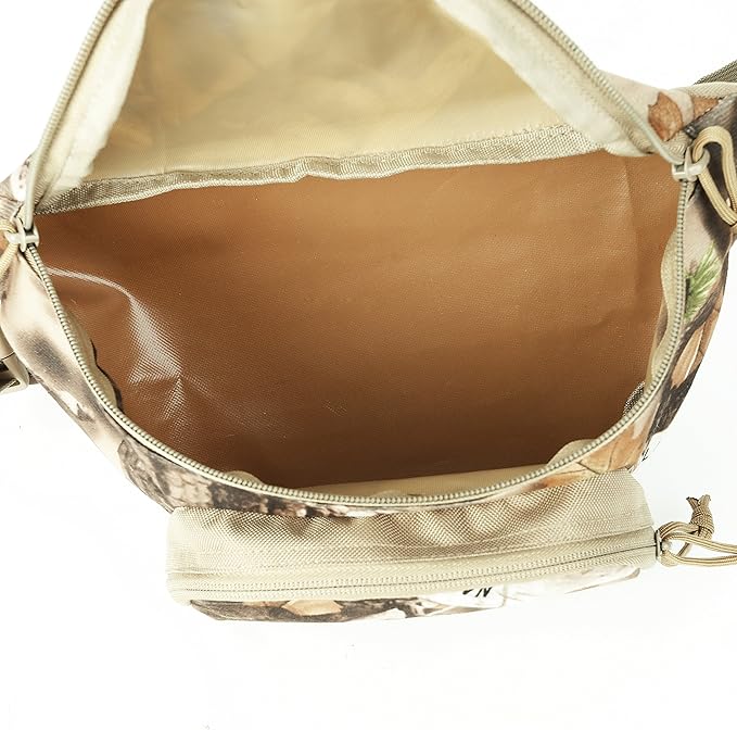 AUSCAMOTEK Hunting Camouflage Fanny Pack for Men - Waterproof Waist Bag for Hunters - Woodland Camo