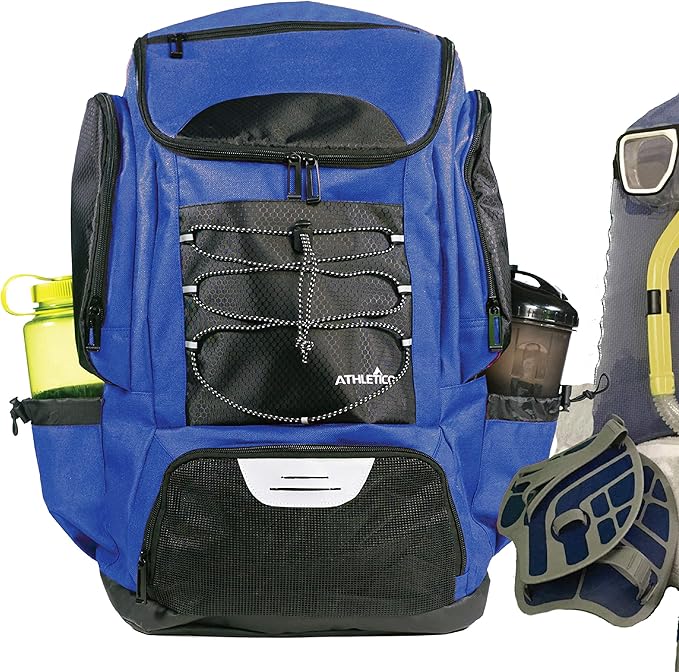 Athletico Swim Backpack - Swim Bag With Wet & Dry Compartments for Swimming, Beach, Camping - Pool Bags With Laptop Sleeve