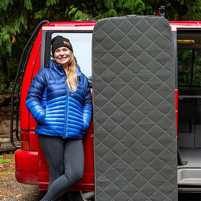 Exped LuxeMat Single MW - Self Inflating Luxury Sleeping Mat, 4” Foam Pad, Pump Included