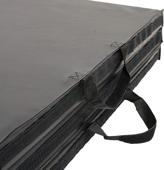 Sunny Health & Fitness Tri-Folding & Puzzle Exercise Mats – Extra Thick, Durable, Non-Slip, Water-Resistant Cushioning for Home Gym, Yoga, MMA, Gymnastics, Cardio, and Core Workouts