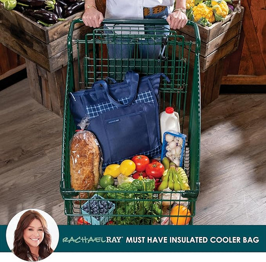 Rachael Ray Chillout Soft Sided Cooler Bag - Insulated, Leak Proof, Portable for Travel