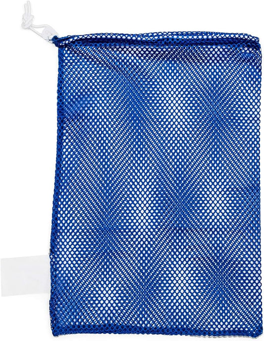 Champion Sports Mesh Equipment Bag – Heavy-Duty Nylon Drawstring Bag with Lock & ID Tag, Breathable Storage Sack for Balls, Swim Gear, Laundry & Toys, Multiple Sizes & Colors