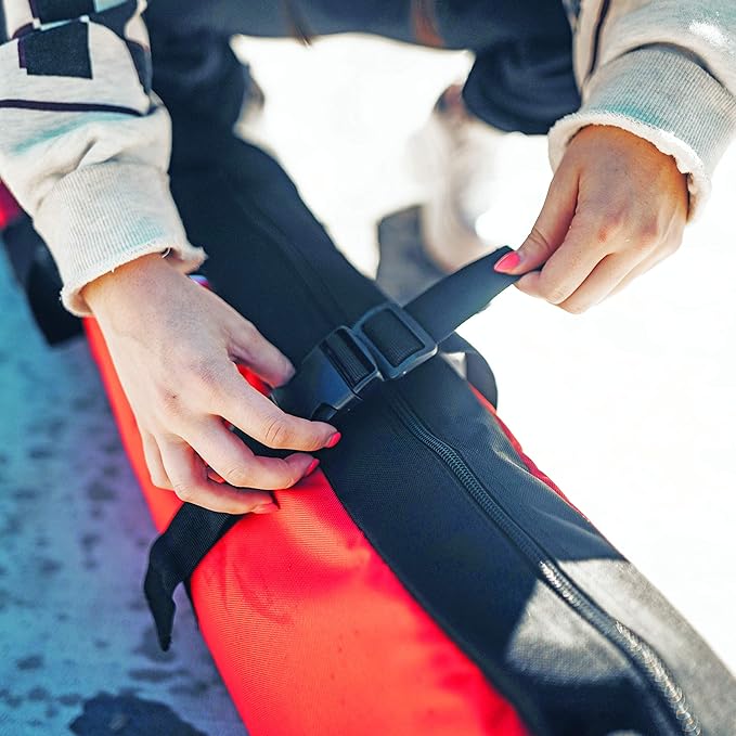 Athletico Mogul Padded Ski Bag - Fully Padded Single Ski Travel Bag