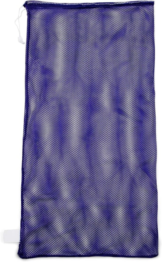 Champion Sports Mesh Equipment Bag – Heavy-Duty Nylon Drawstring Bag with Lock & ID Tag, Breathable Storage Sack for Balls, Swim Gear, Laundry & Toys, Multiple Sizes & Colors