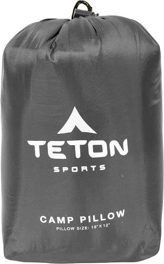 TETON Sports Camp Pillow; Great for Travel, Camping and Backpacking; Washable