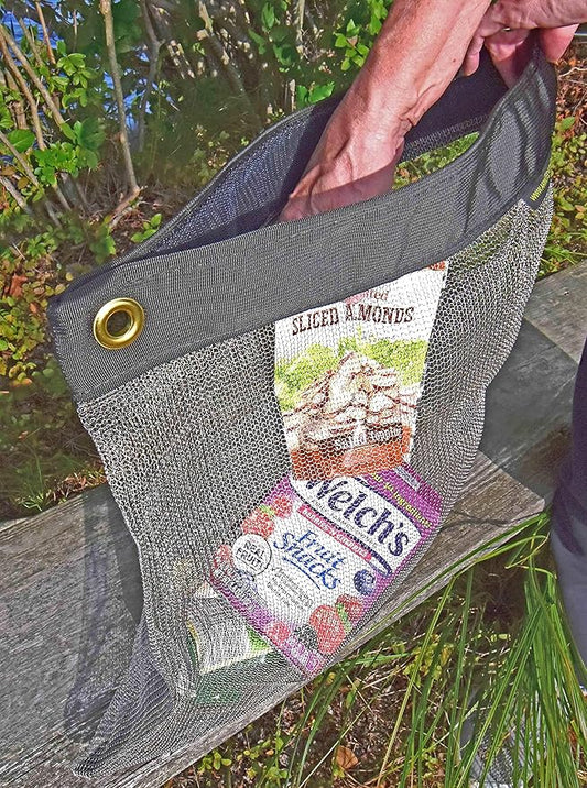 The Camping Bundle - Ultralight Rodent Proof Dry Bag for Backpacking - Bear Bag Food Storage for Camping with Coghlans Odor Proof Bag, Survival Utility Rope and Carabiner (Small)