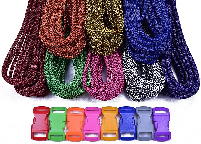 BORED? PARACORD! Brand Paracord Starter Kit - Diamonds Combo Kit