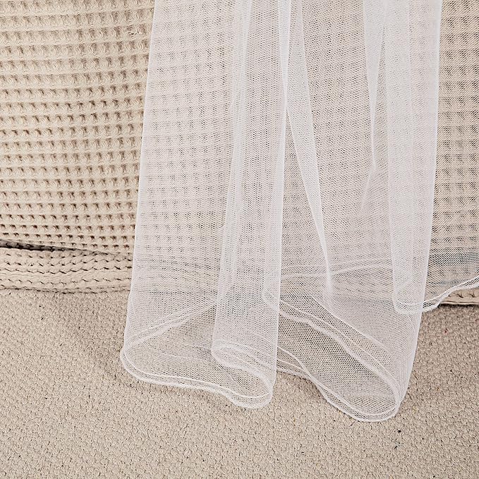 Mosquito Net for Single to King-Sized Beds – No Openings & 6 Hanging Loops – Decorative Rectangular Shape for Home & Travel – Bed Canopy Hanging Kit & Carrying Bag Included
